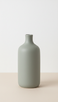 Ceramic Minimalist Vase With Satin Glaze